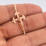 Dije Cruz Cristo 2.5gr / Oro Rosa 18K %