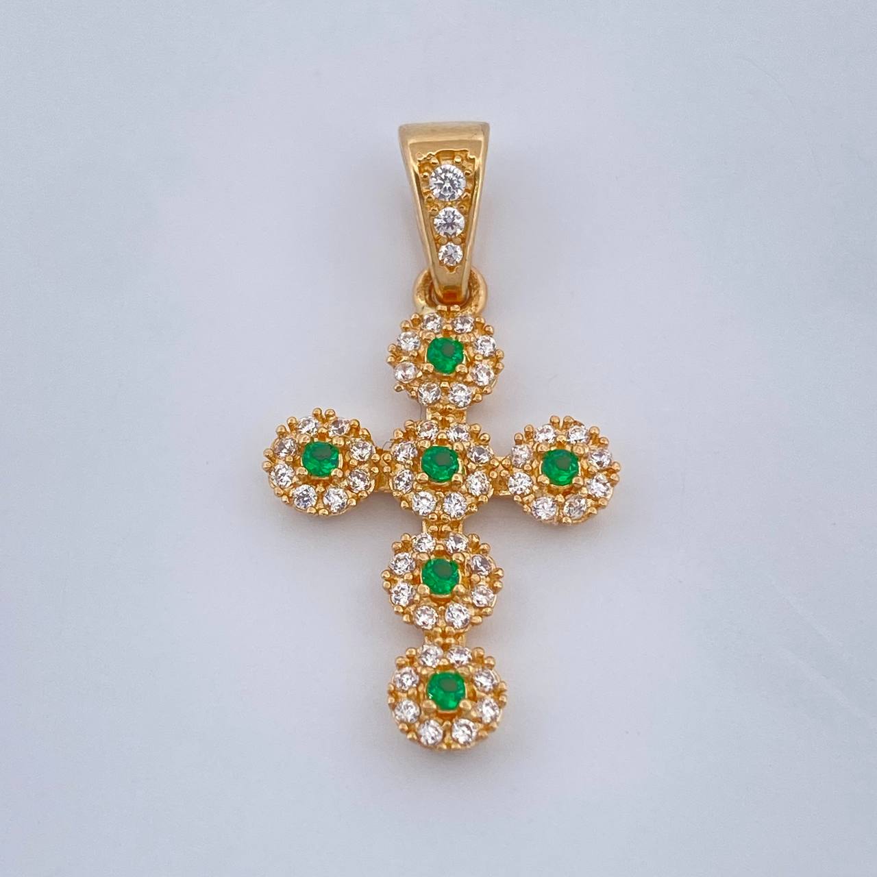 Dije Cruz Tupida 1.9gr / Oro Amarillo 18K !