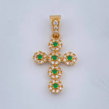 Dije Cruz Tupida 1.9gr / Oro Amarillo 18K !