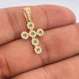 Dije Cruz Tupida 1.9gr / Oro Amarillo 18K !