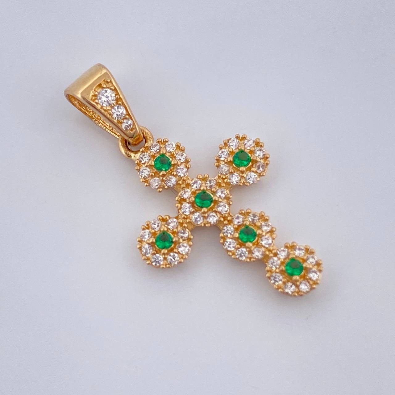 Dije Cruz Tupida 1.9gr / Oro Amarillo 18K !