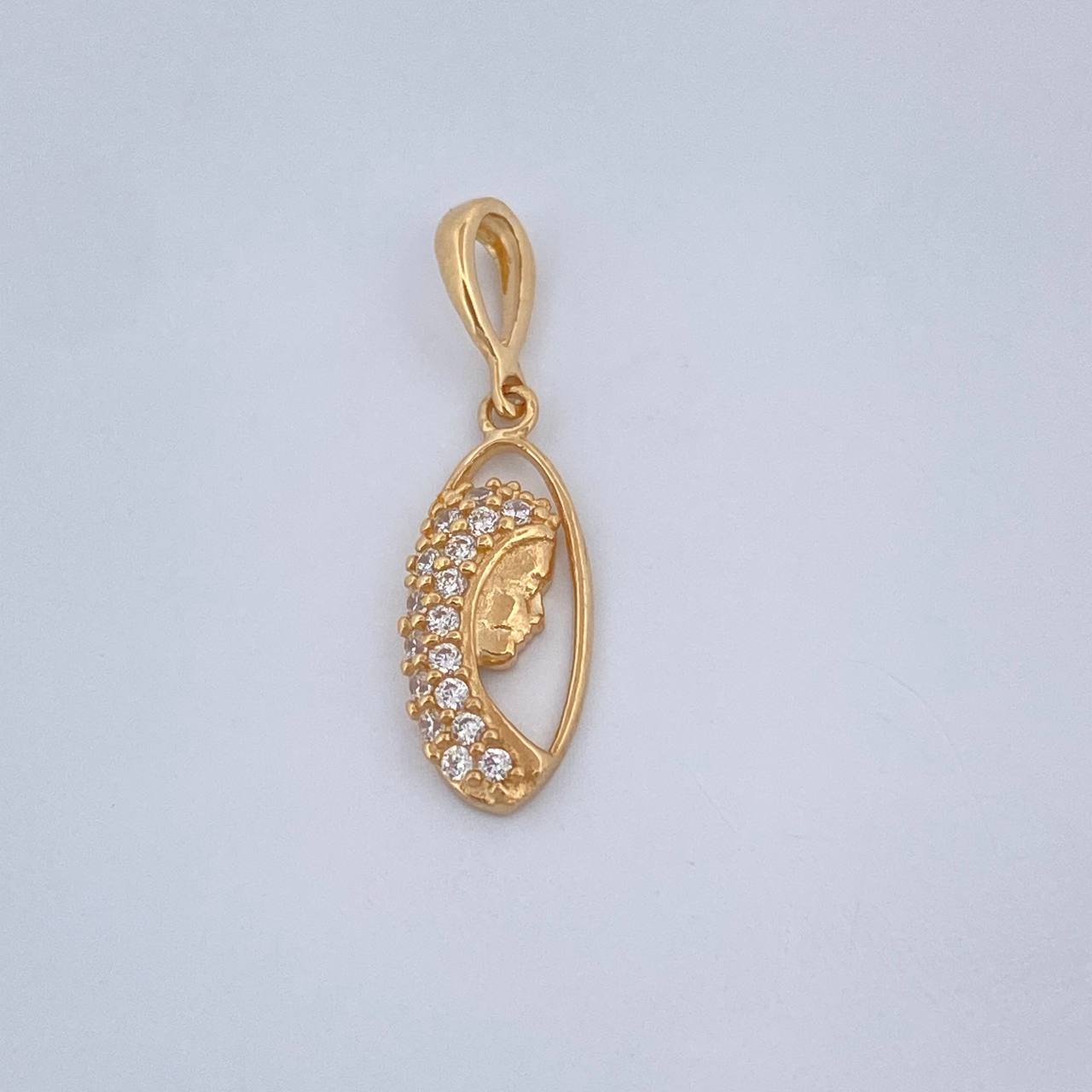Pendant Virgin Mary 0.55gr / Yellow Gold 18K %