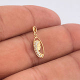 Pendant Virgin Mary 0.55gr / Yellow Gold 18K %