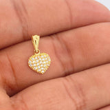 Dije Corazon Tupido 0.6gr / Oro Amarillo 18K %