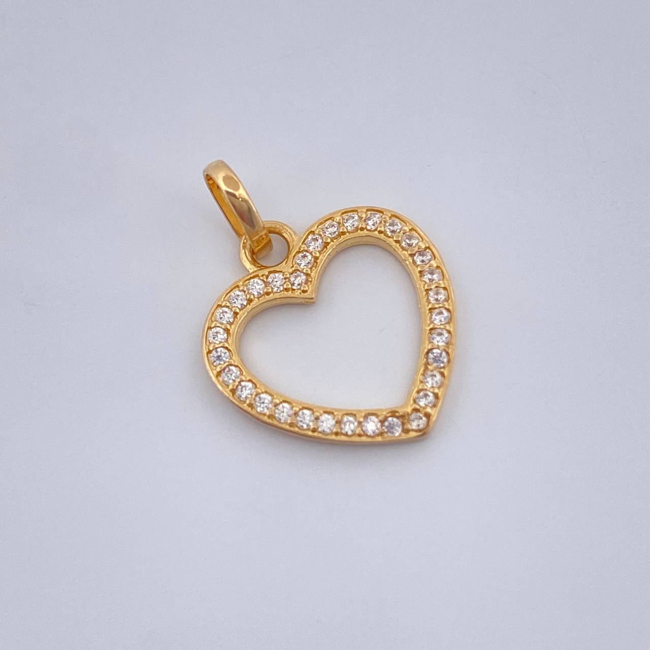 Dije Silueta Corazon 0.95gr / Oro Amarillo 18K %