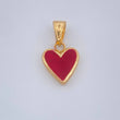 Pendant Heart 0.65gr / Yellow Gold 18K %