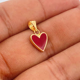 Pendant Heart 0.65gr / Yellow Gold 18K %