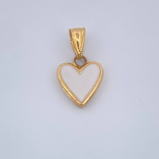Pendant Heart 0.6gr / Yellow Gold 18K %