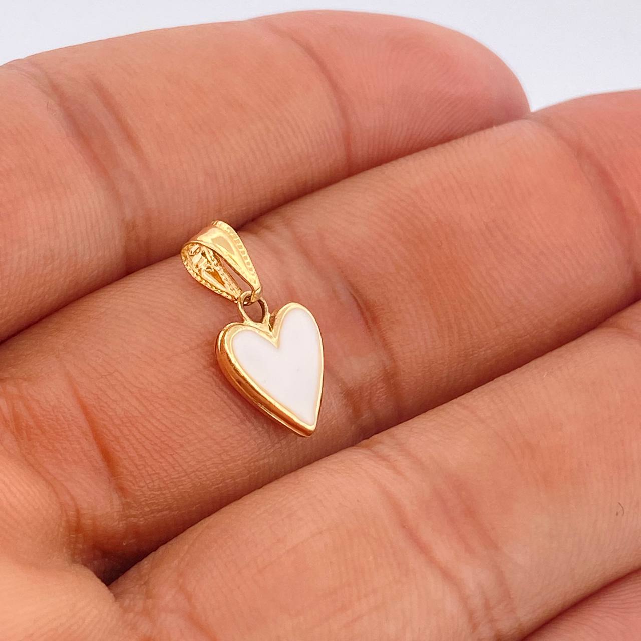 Pendant Heart 0.6gr / Yellow Gold 18K %