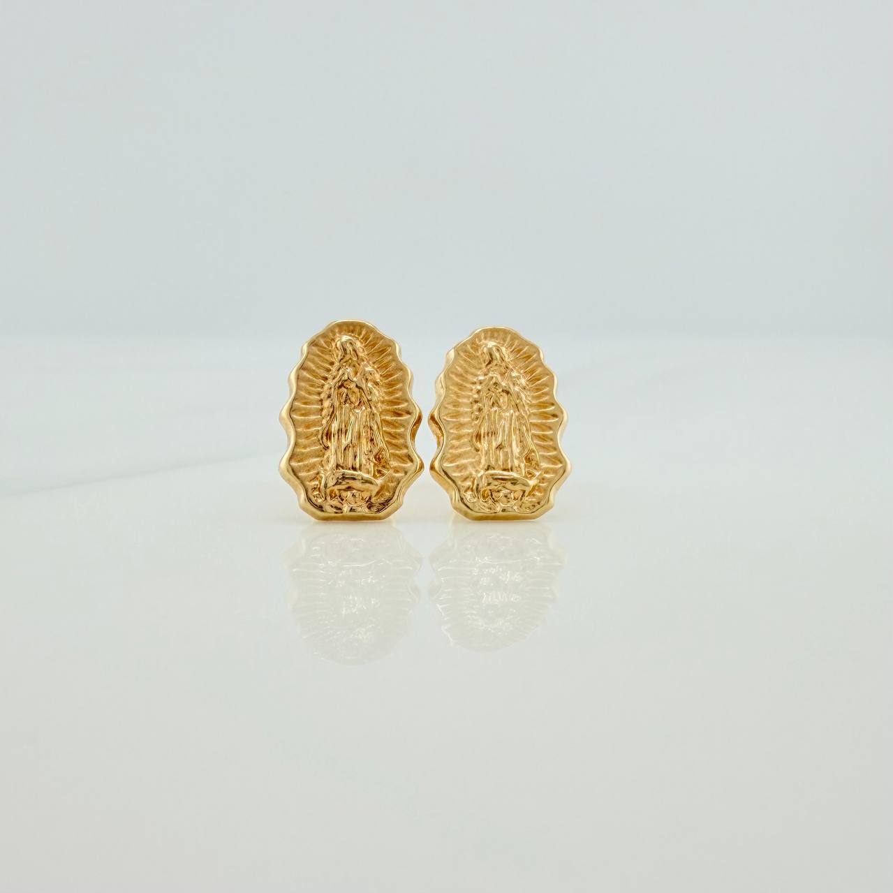 Topos Virgen Guadalupe 1.05gr / 11.95mm Oro Amarillo 18K &