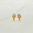 Topos Cruz 0.55gr / 7.37mm Oro Amarillo 18K &