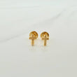 Topos Cruz Relieve 0.5gr / 7.8mm Oro Amarillo 18K