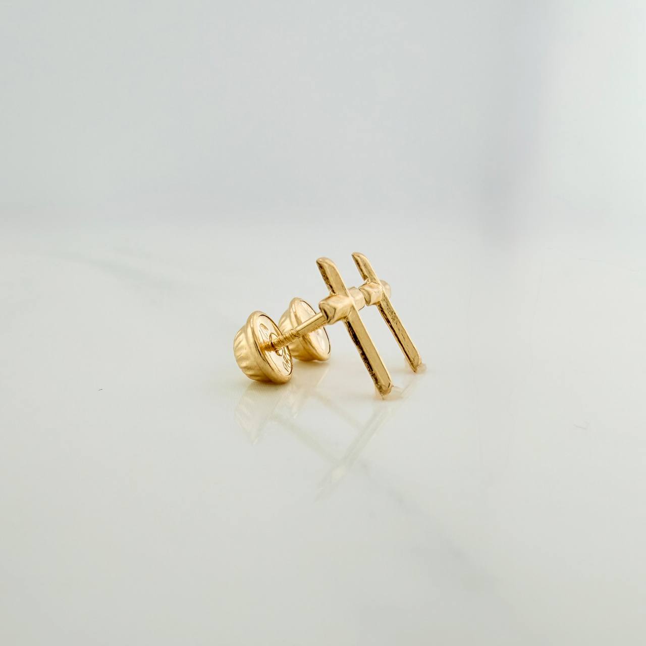 Topos Cruz  0.55gr / Oro Amarillo 18K &