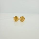 Topos Girasol 0.7gr / 7.5mm Oro Amarillo 18K &