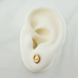 Topos Girasol 0.7gr / 7.67mm Oro Amarillo 18K %
