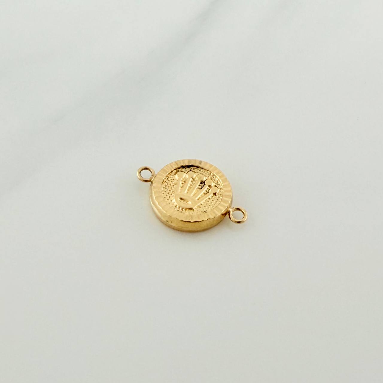 Herraje Corona 0.85gr / 3/4 in / Oro Amarillo 18K &
