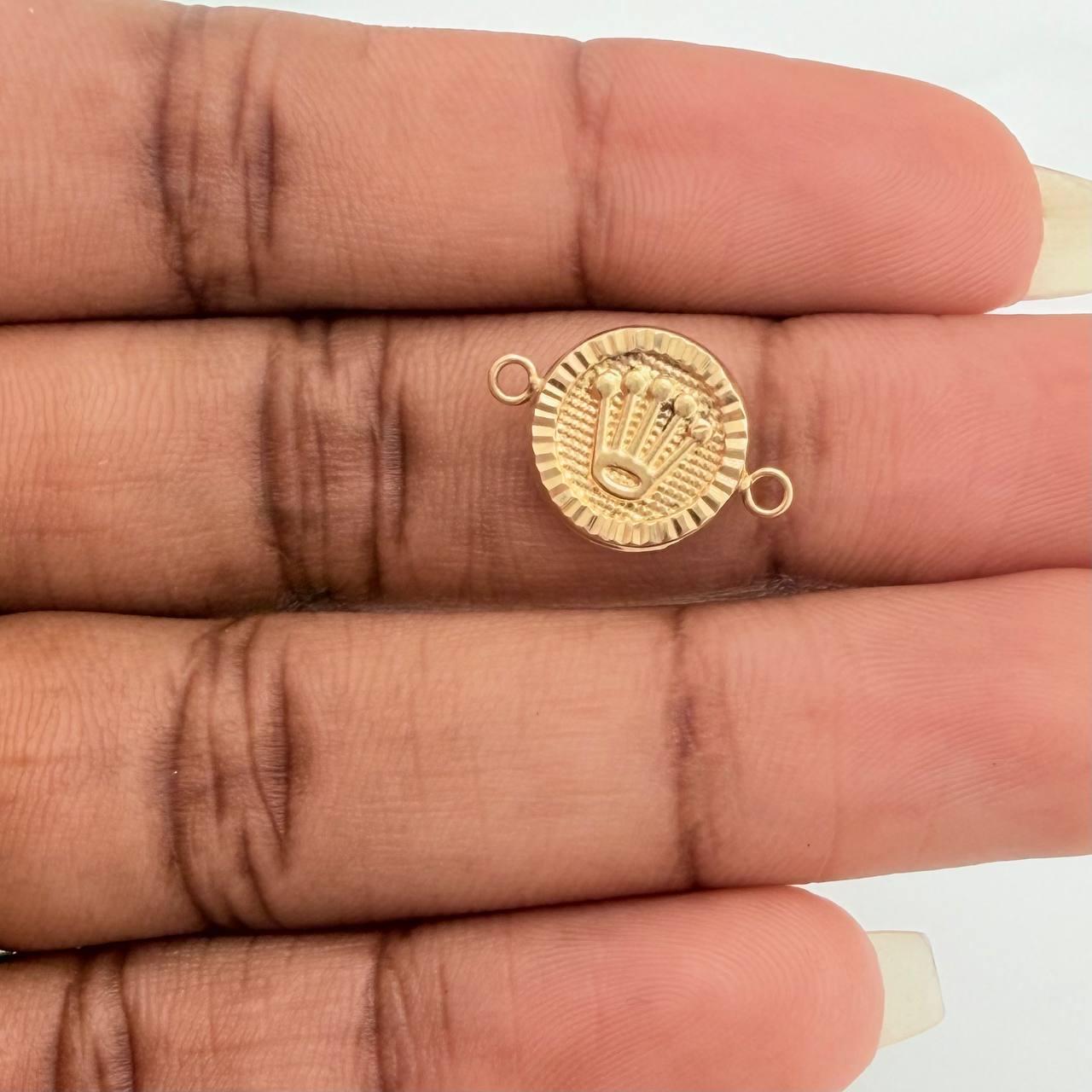 Herraje Corona 0.85gr / 3/4 in / Oro Amarillo 18K &
