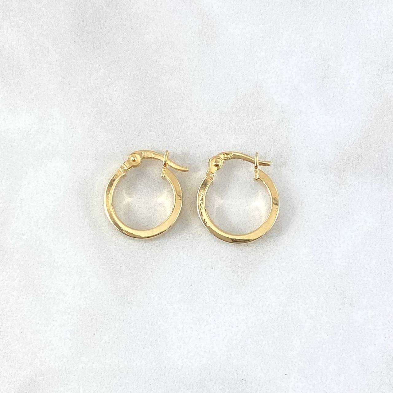Diani Hoop Earrings 1.4gr / 1.4cm / 18K Gold *