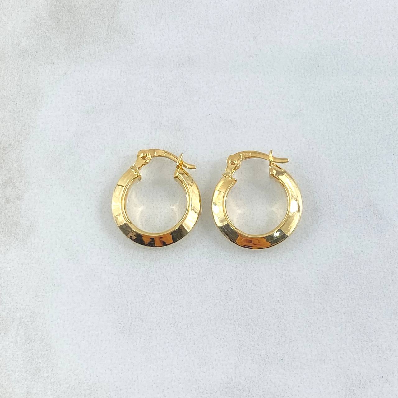 Candongas Clau 1.8gr / 2.3cm / Oro Amarillo 18K