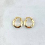 Candongas Clau 1.8gr / 2.3cm / Oro Amarillo 18K