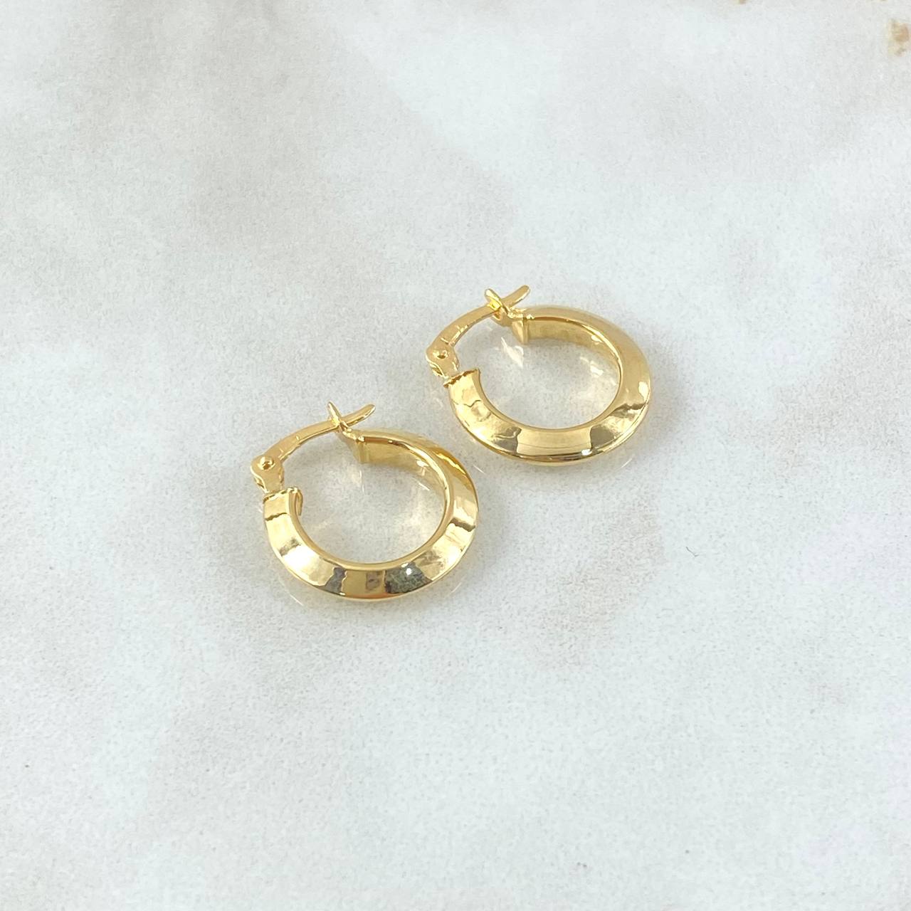 Candongas Clau 1.8gr / 2.3cm / Oro Amarillo 18K