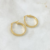 Hoop Earrings Diani 1.5gr / 2.2cm / Polished Yellow Gold 18K *
