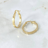 Hoop Earrings Diani 1.9gr / 2.7cm / Yellow Gold 18K