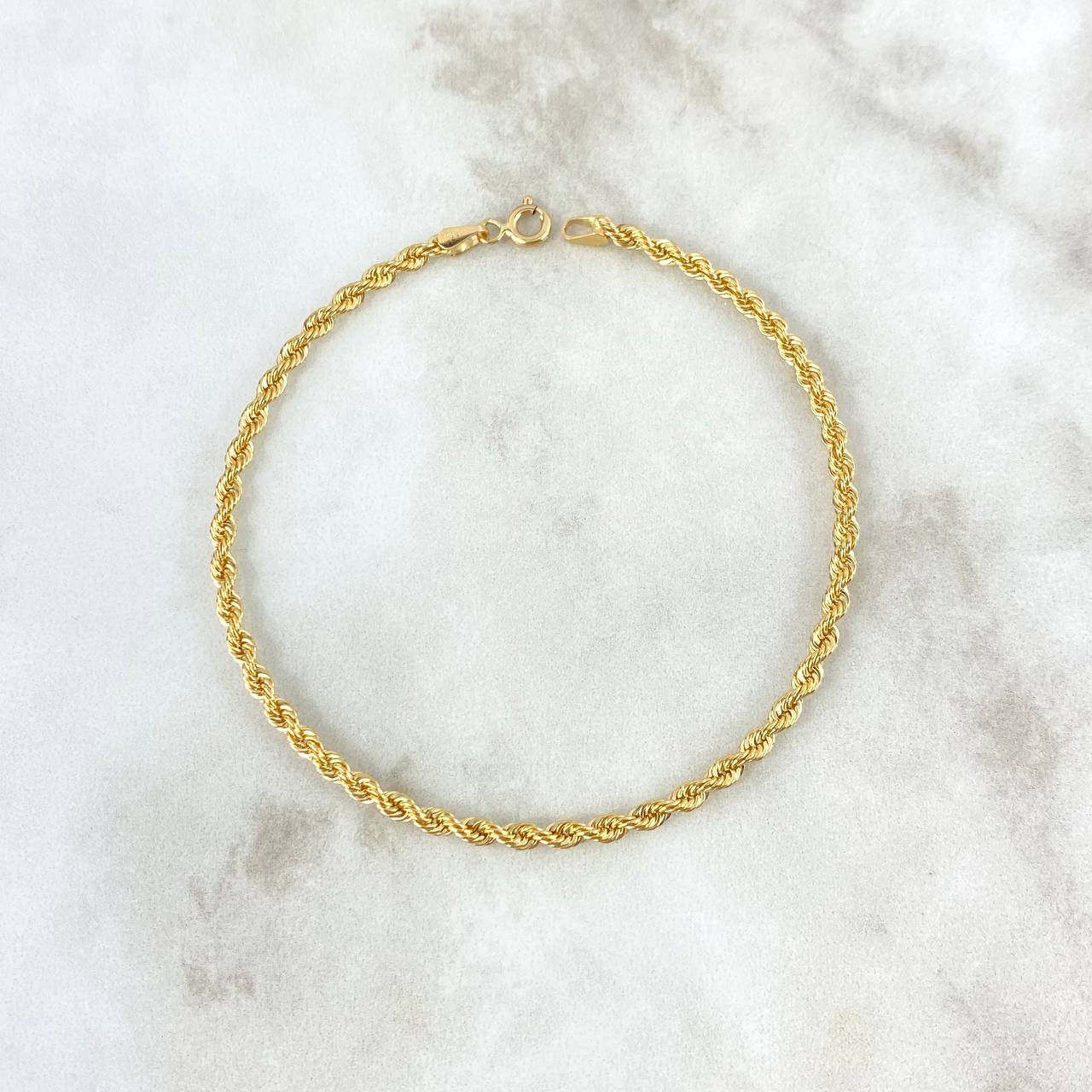 Rope Bracelet 1.85gr / 7 1/2 in / 18K Gold +3 ©