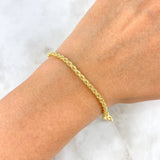 Rope Bracelet 1.85gr / 7 1/2 in / 18K Gold +3 ©