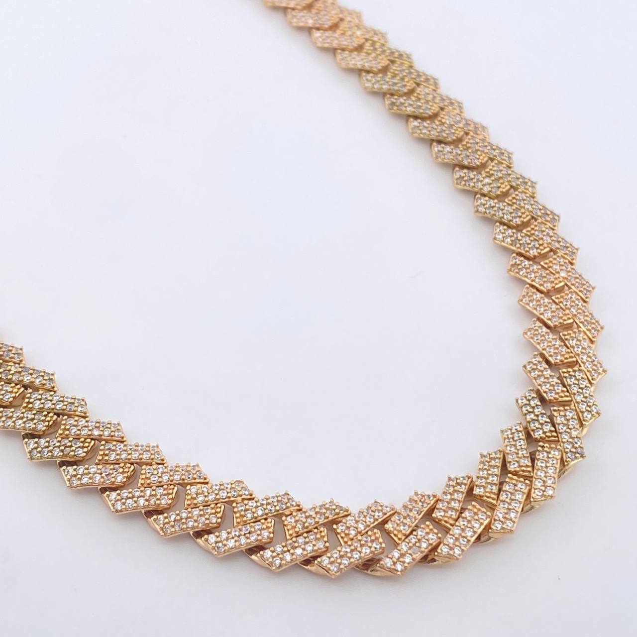 Cuban Links 74.2gr /61.3 in/ 8mm Yellow Gold 18K %