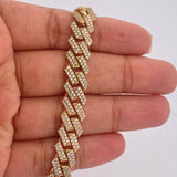 Cuban Links 74.2gr /61.3 in/ 8mm Yellow Gold 18K %