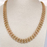 Cuban Links 74.2gr /61.3 in/ 8mm Yellow Gold 18K %