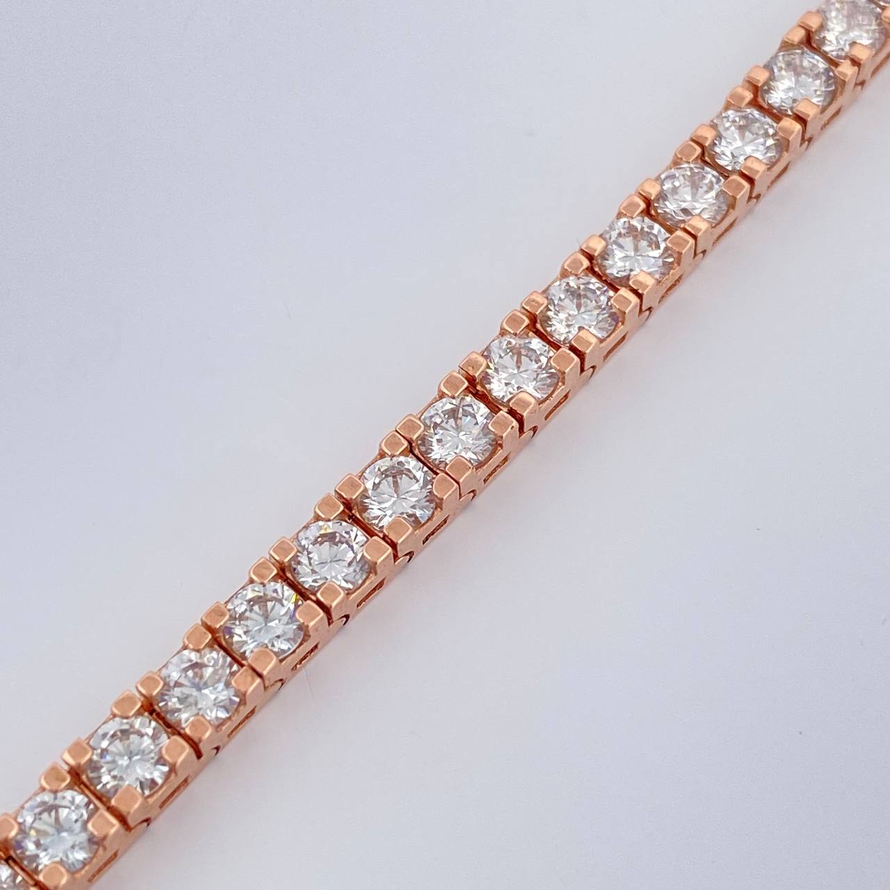 Tennis Bracelet 12.65gr / 6 1/2 in / 3mm 18K Rose Gold %