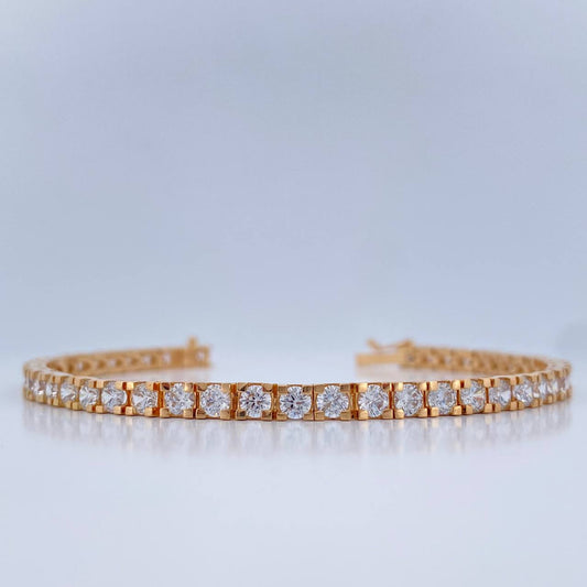 Tennis Bracelet 15.25gr / 7 in / 3.35mm 18K Gold $