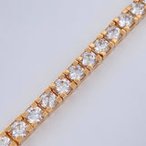 Pulso Tennis 18.95gr / 7 3/4 in / 4mm Oro Amarillo 18K %