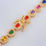 Cadena Tennis 52.6gr / 19 1/4 in / 6mm Oro Amarillo 18K %