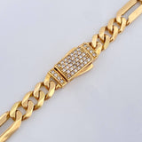 Figaro Chain 31.25gr / 24 1/4 in / 7mm 18K Yellow Gold %