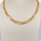 Figaro Chain 31.25gr / 24 1/4 in / 7mm 18K Yellow Gold %