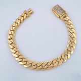 Cuban Links Bracelet 19.25gr / 7 3/4 in / 8mm 18K Yellow Gold %