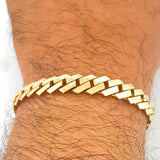 Cuban Links Bracelet 19.25gr / 7 3/4 in / 8mm 18K Yellow Gold %