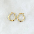 Candongas Kari 1.05gr / 2.1cm / Entorchadas Oro Amarillo 18K