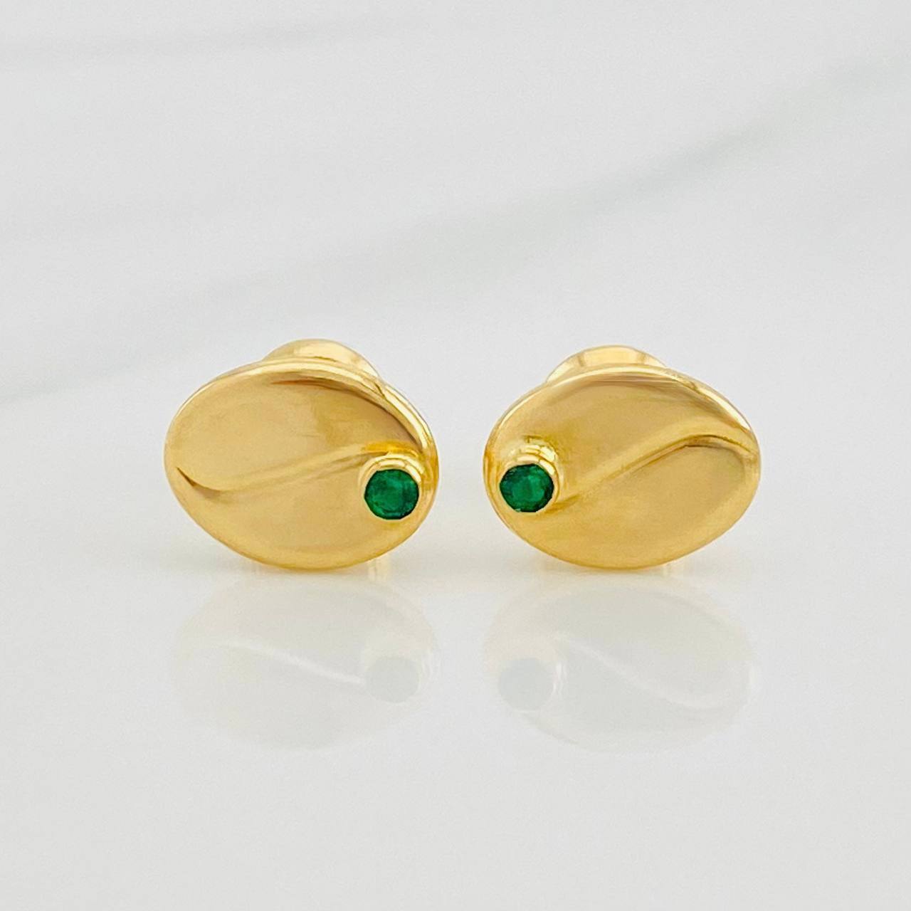 Topos Grano de Café 1g / in / 7.6mm Oro Amarillo 18K