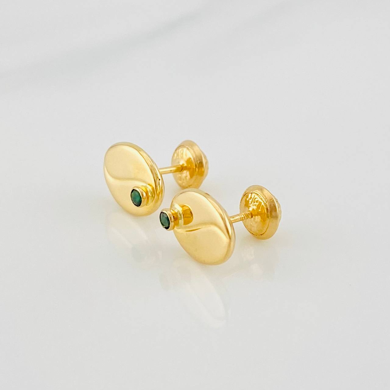 Topos Grano de Café 1g / in / 7.6mm Oro Amarillo 18K