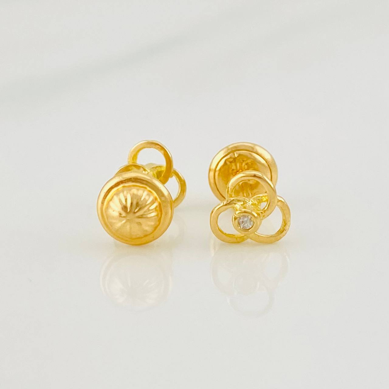 Topos Hélice 0.75g / in / 6mm Oro Amarillo 18K