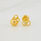 Topos Hélice 0.75g / in / 6mm Oro Amarillo 18K