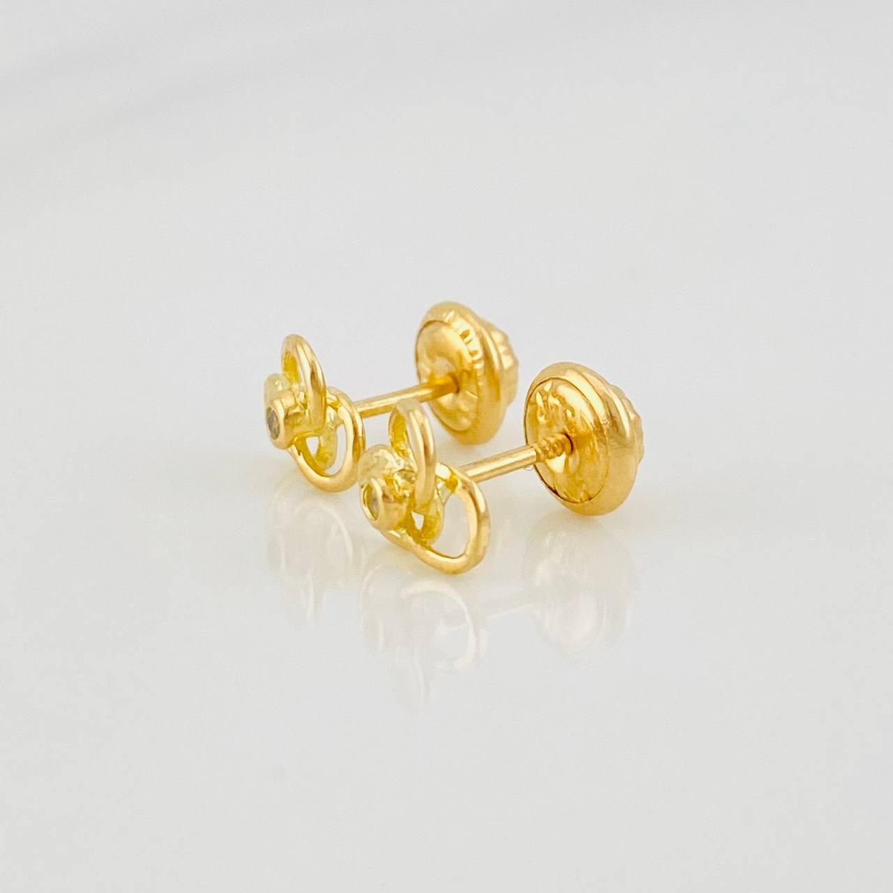Topos Hélice 0.75g / in / 6mm Oro Amarillo 18K