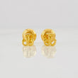 Stud Earrings Anchor 0.7g / in / 4.5mm Yellow Gold 18K