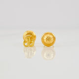 Stud Earrings Anchor 0.7g / in / 4.5mm Yellow Gold 18K
