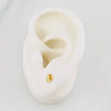 Stud Earrings Anchor 0.7g / in / 4.5mm Yellow Gold 18K