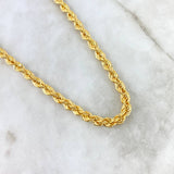 Cadena Lazo 16.3gr / 23 1/2 in / 6mm Oro Amarillo +3 18K *
